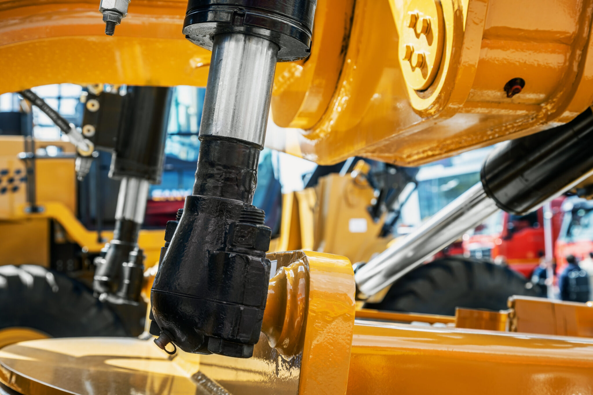 Hydraulisches Kolbensystem für Traktoren, Bulldozer, Bagger